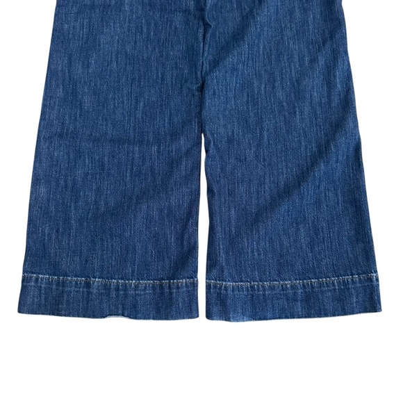 J. CREW Denim Wide Leg Trouser Jeans Elevated Casual Retro 70s Style BL905 Sz 28 - Picture 8 of 12